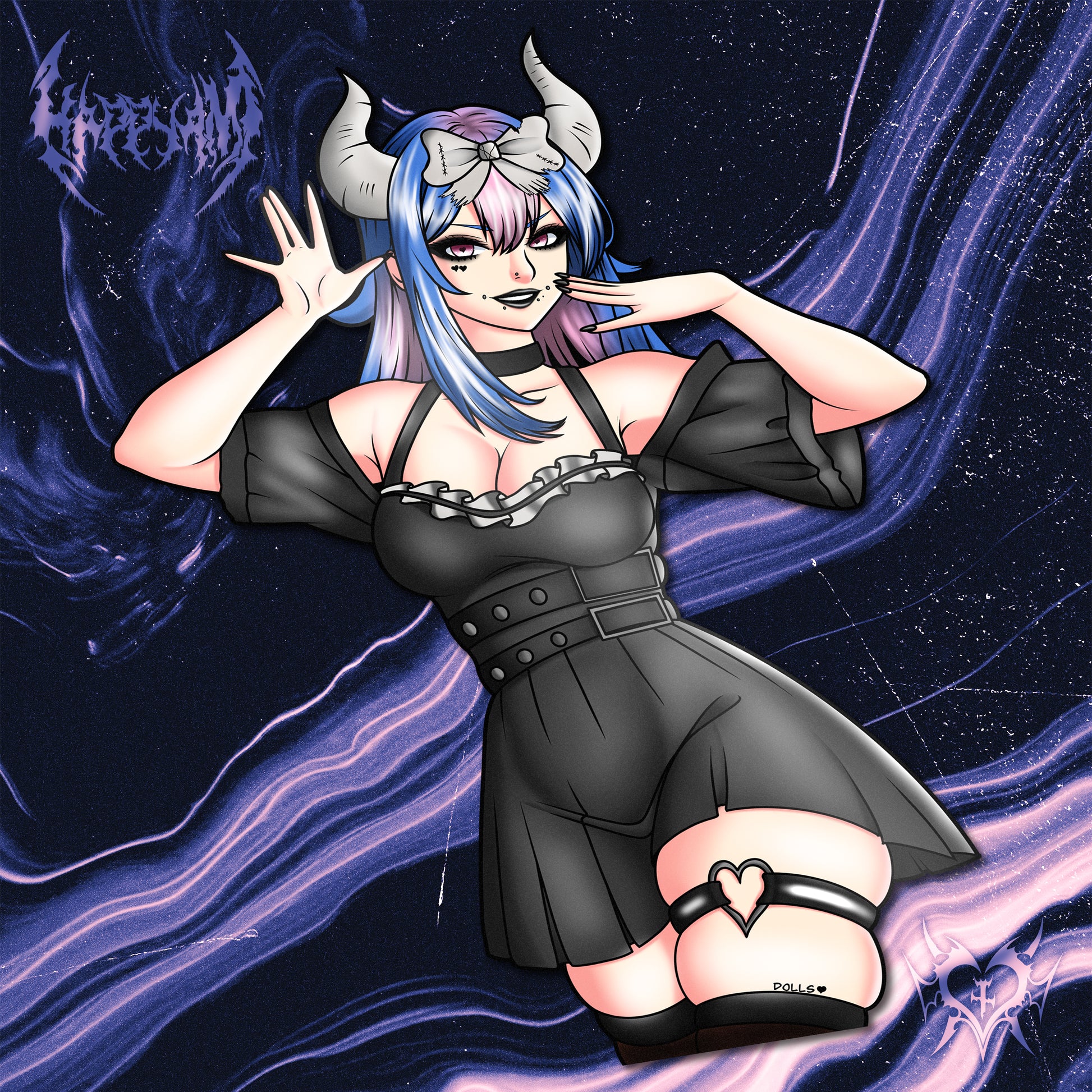 Goth Ami-chan Stickers