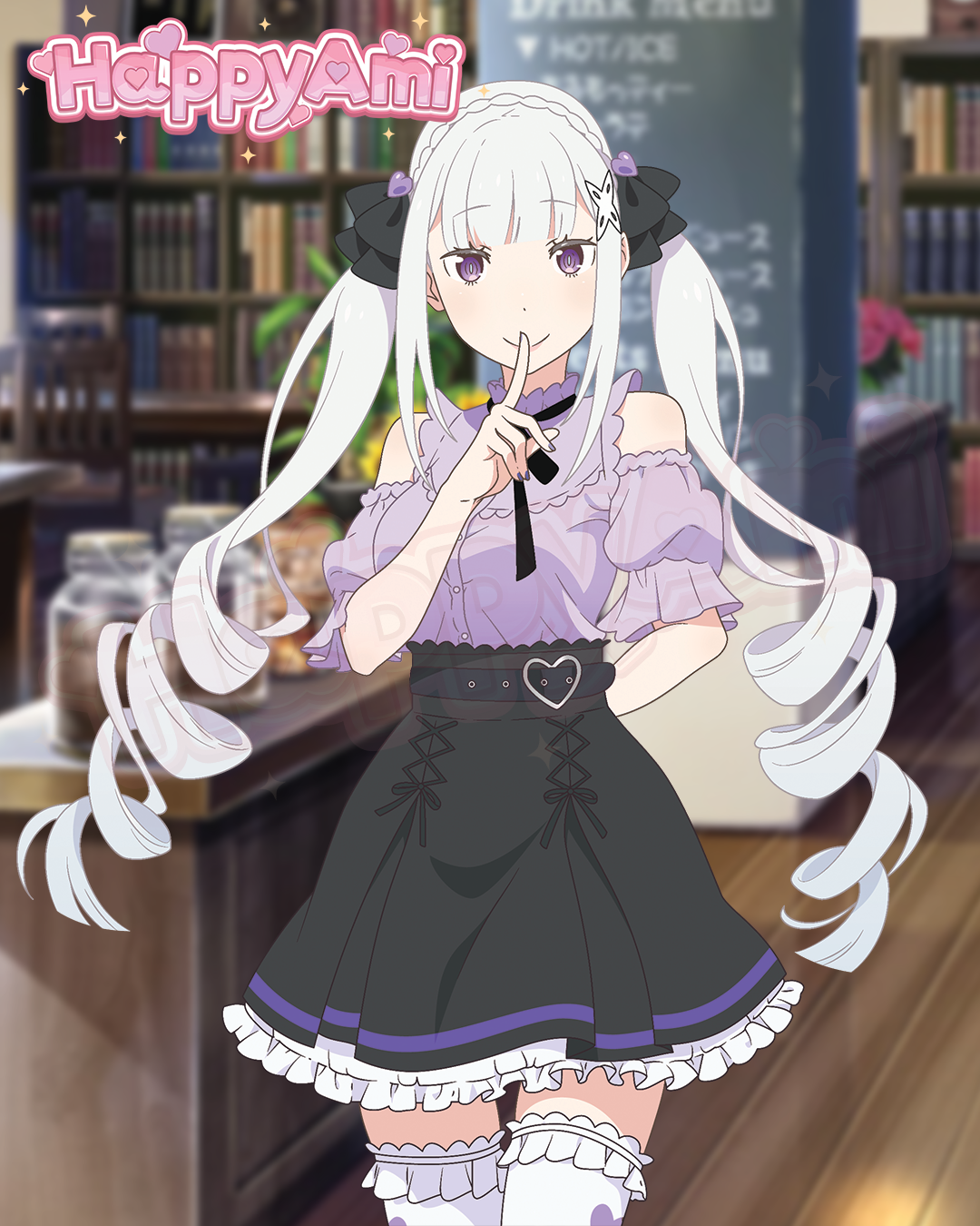 Cute Emilia Stickers