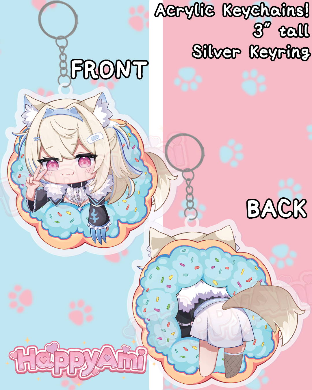 Fuwawa Acrylic Keychains