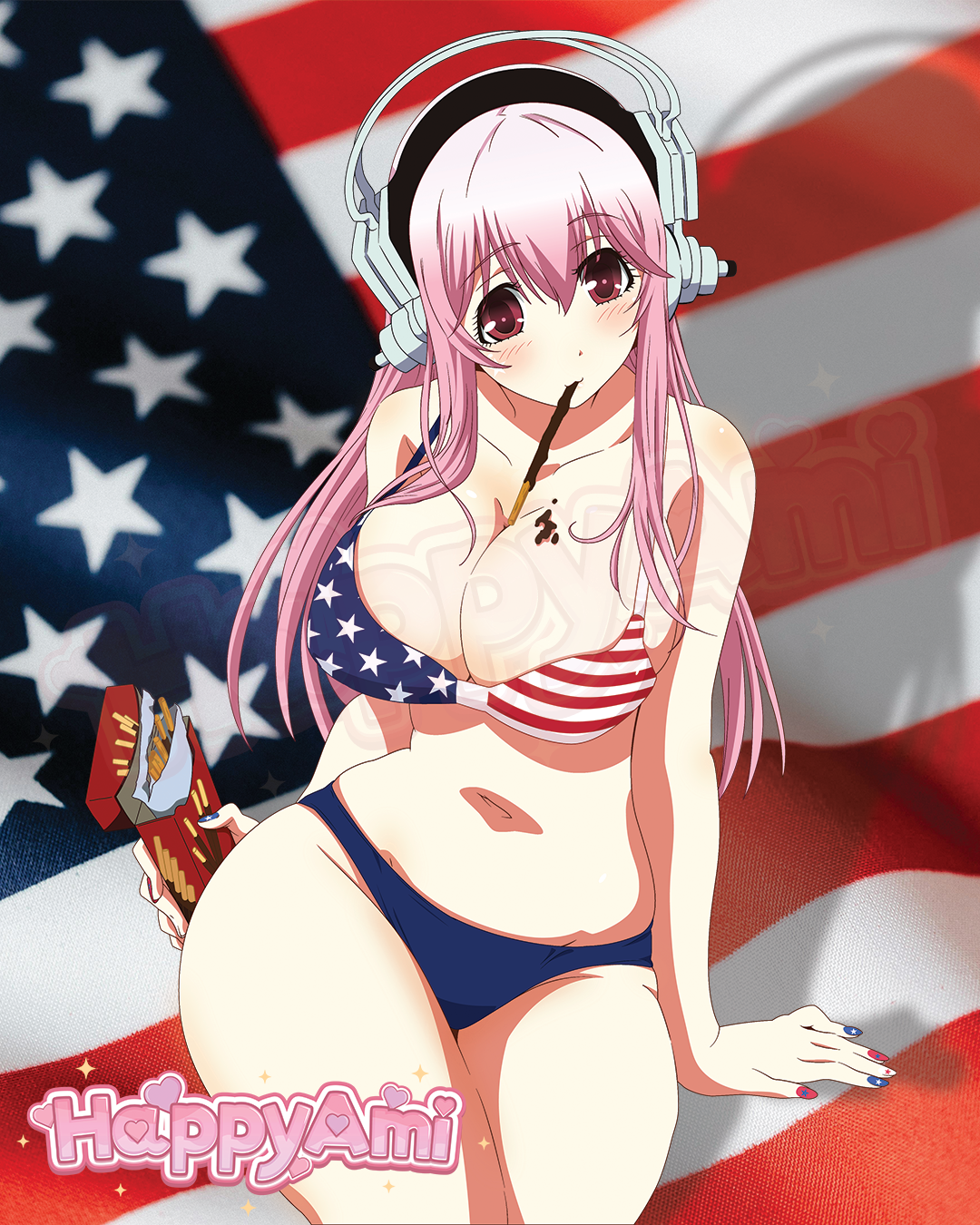 Summer Sonico Stickers