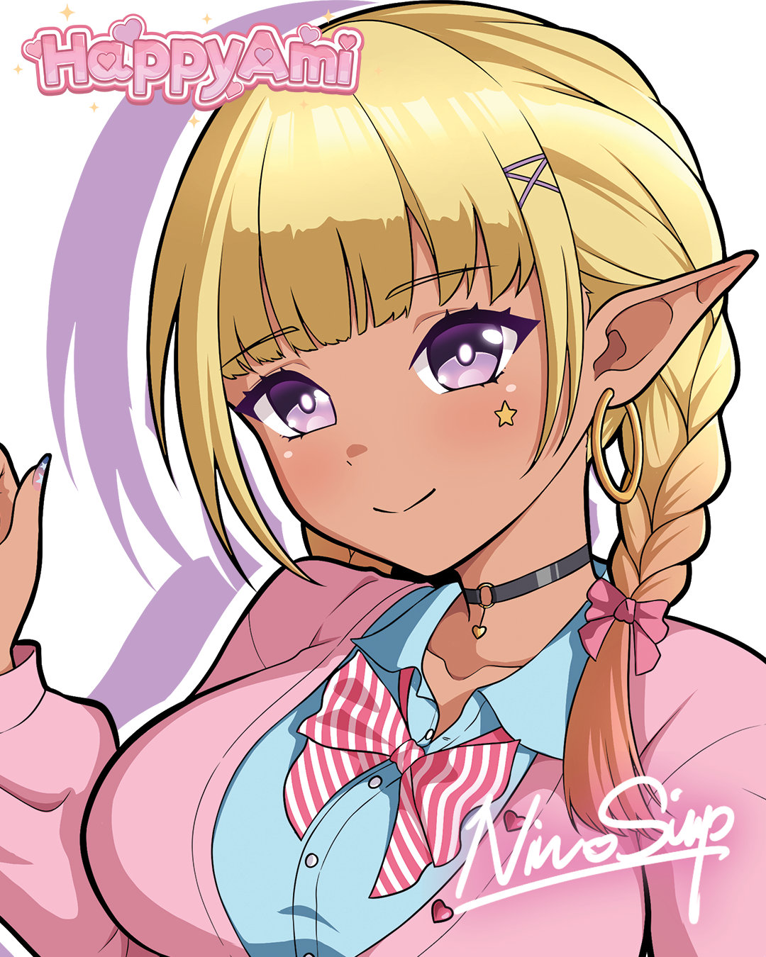 Schoolgirl Arianna Stickers