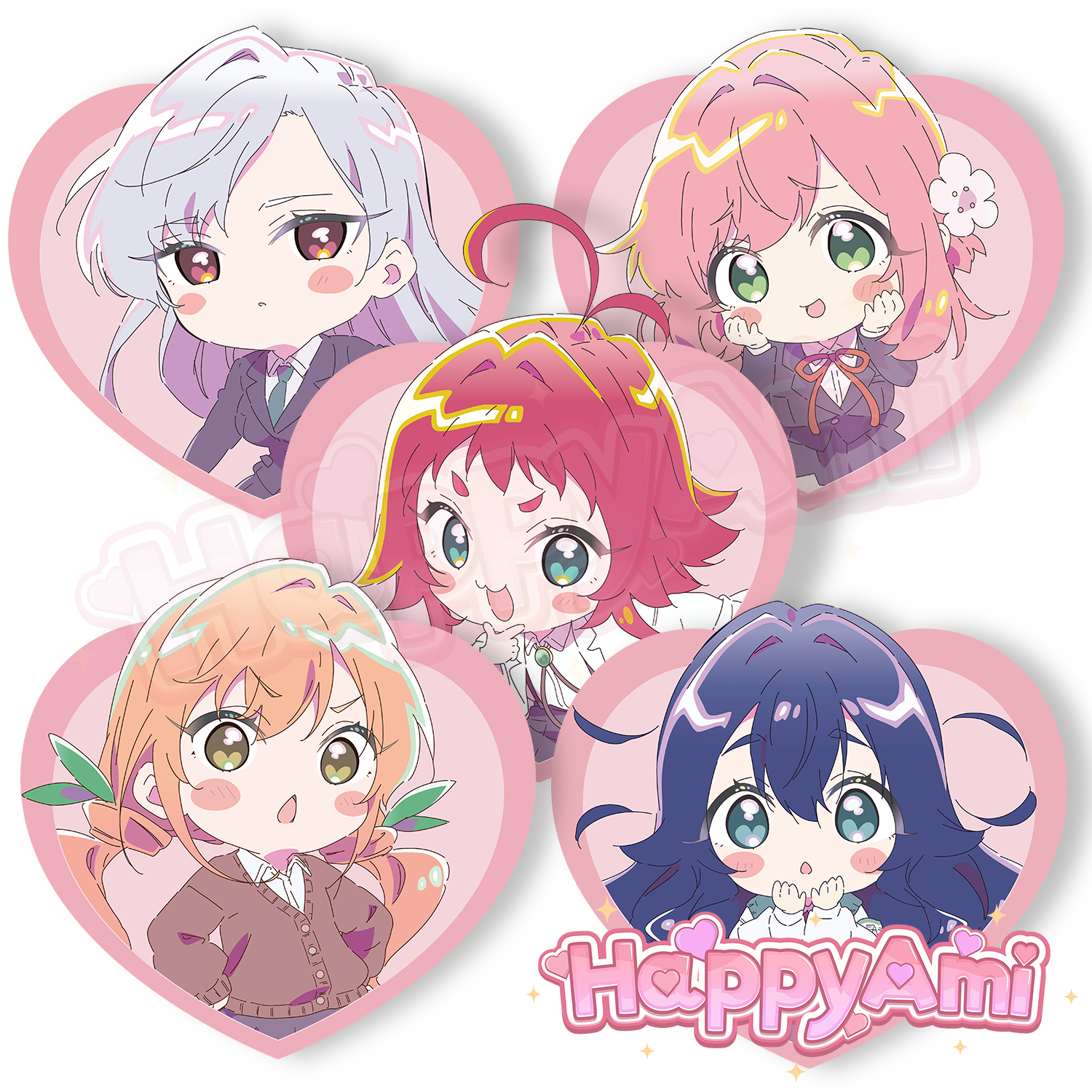100 Heart Cuties! Stickers
