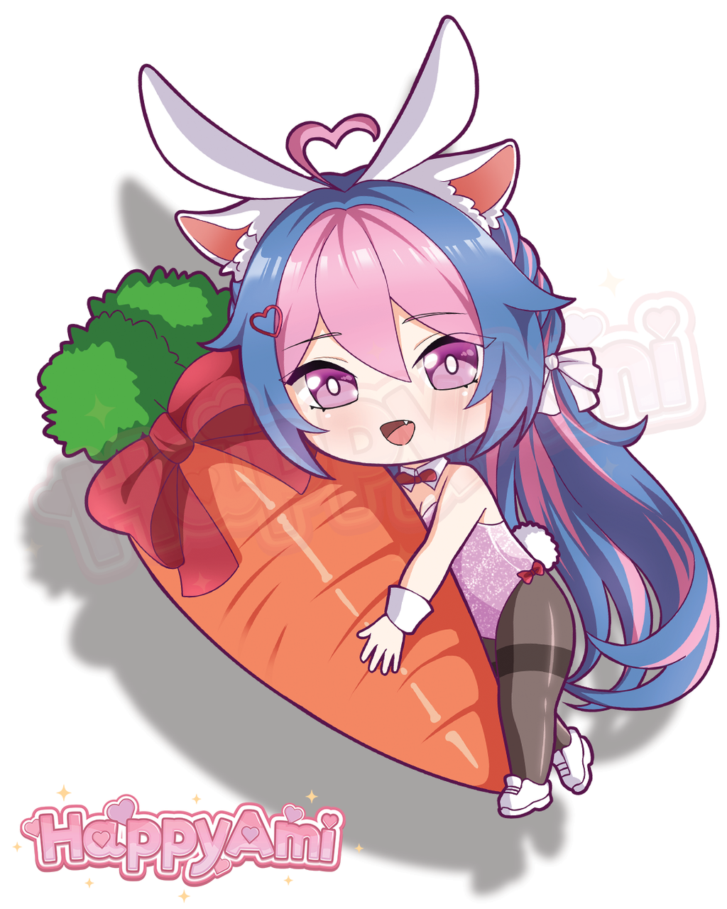Chibi Bunny Ami Stickers