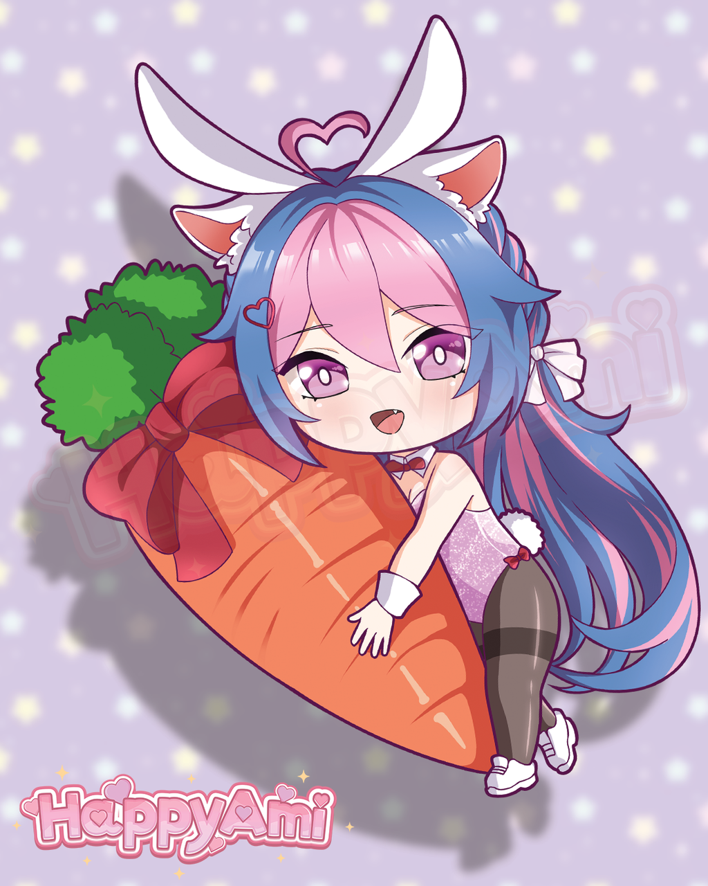 Chibi Bunny Ami Stickers