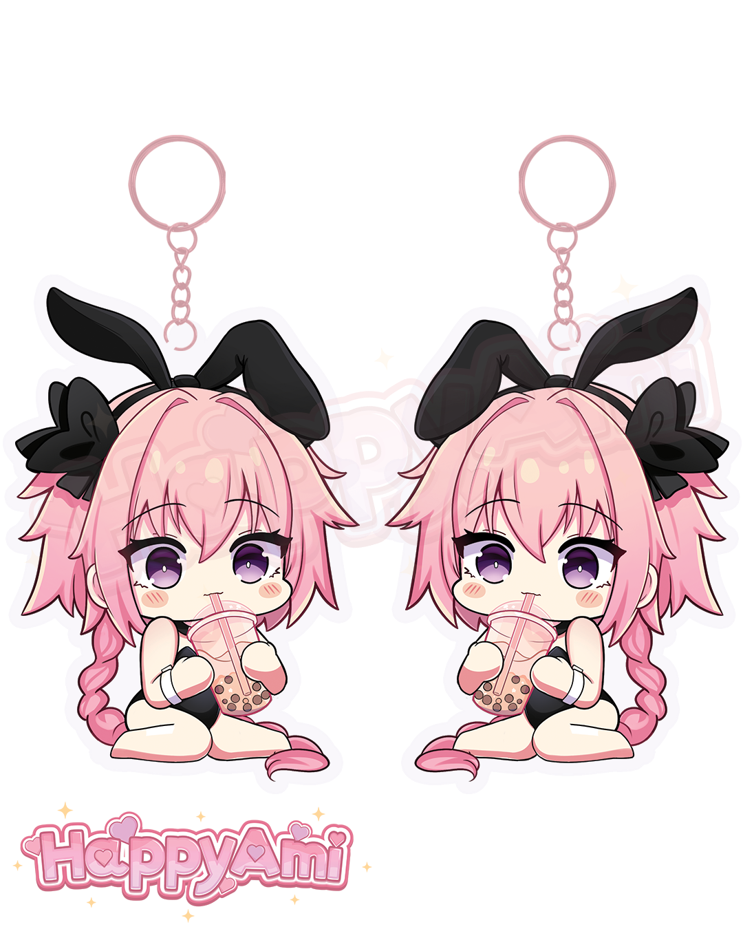 Bunny Astolfo Acrylic Keychains