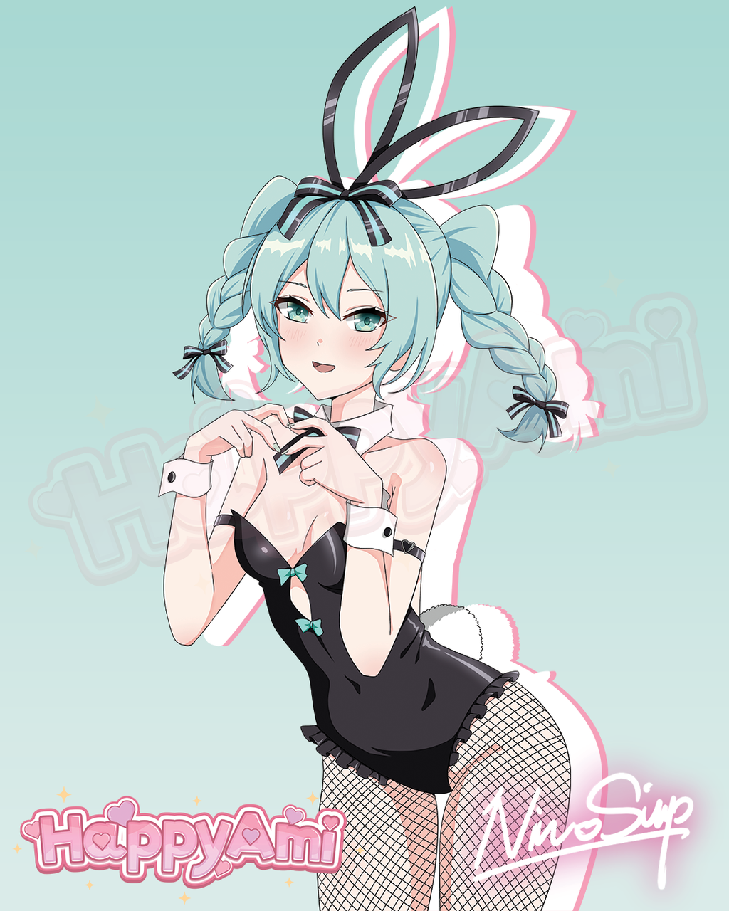 Bunny Miku Stickers