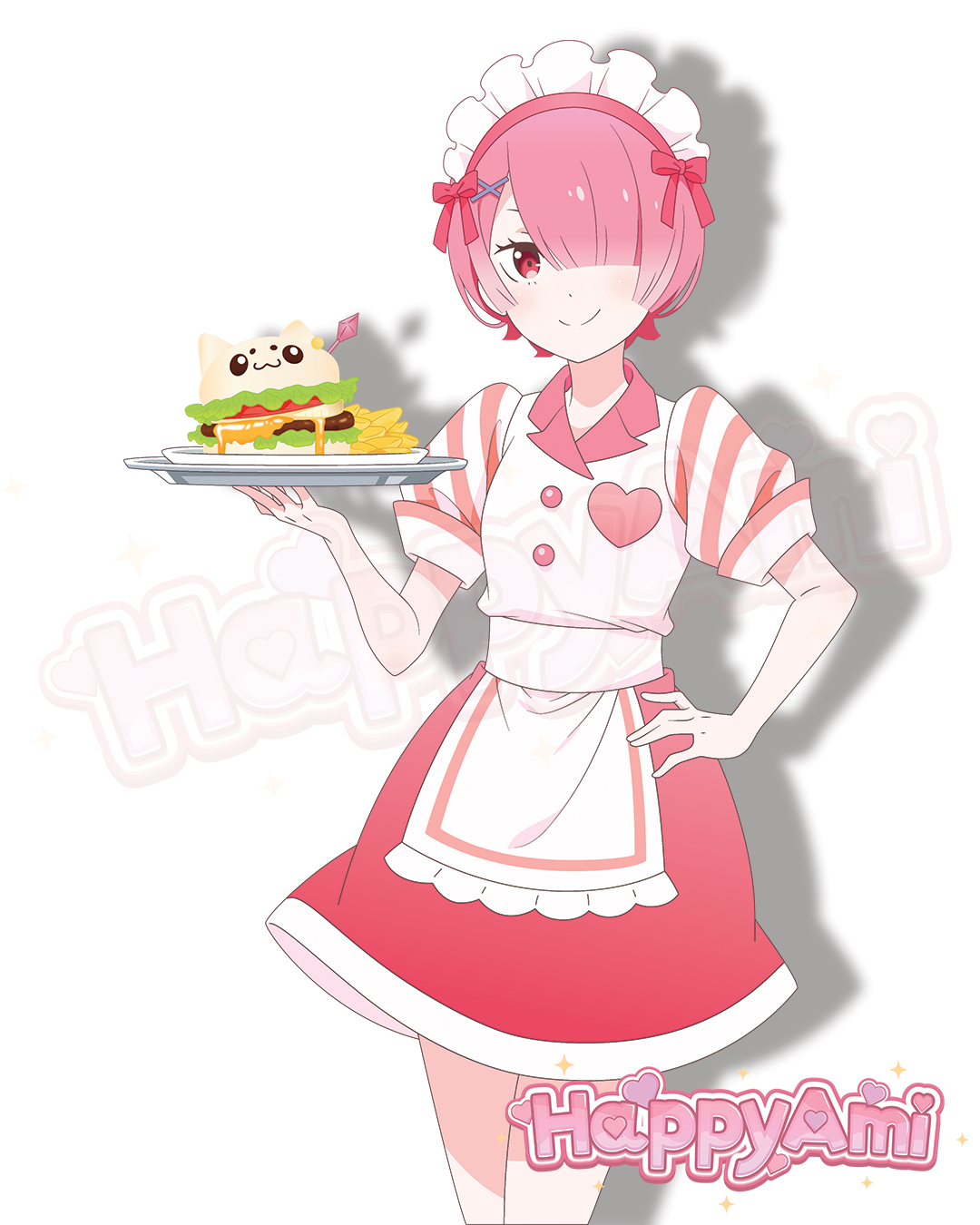Cafe Maids Stickers