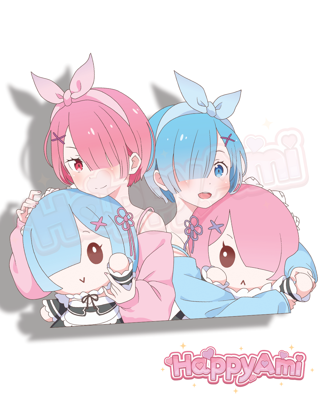 Comfy Maids Stickers