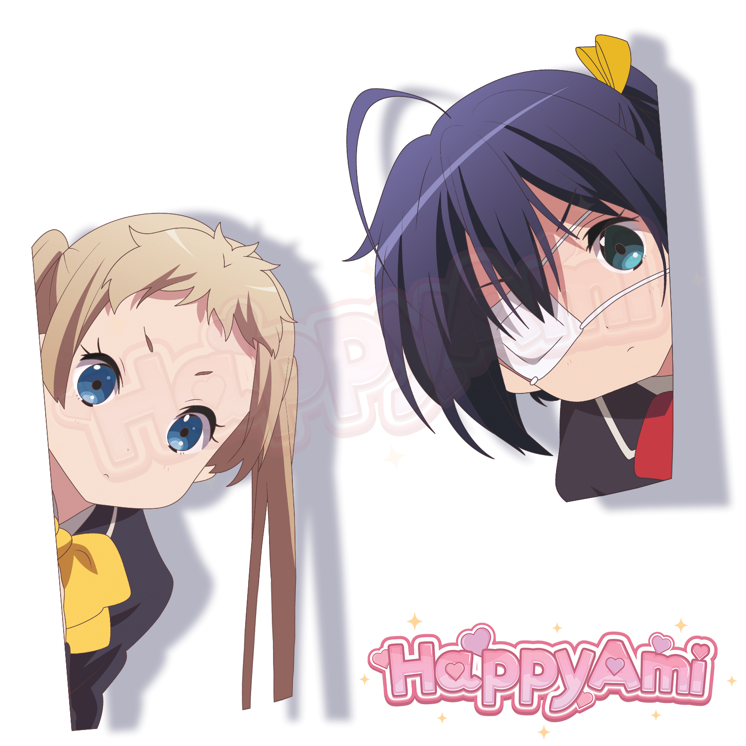 Chunibyo Corner Peeker Stickers