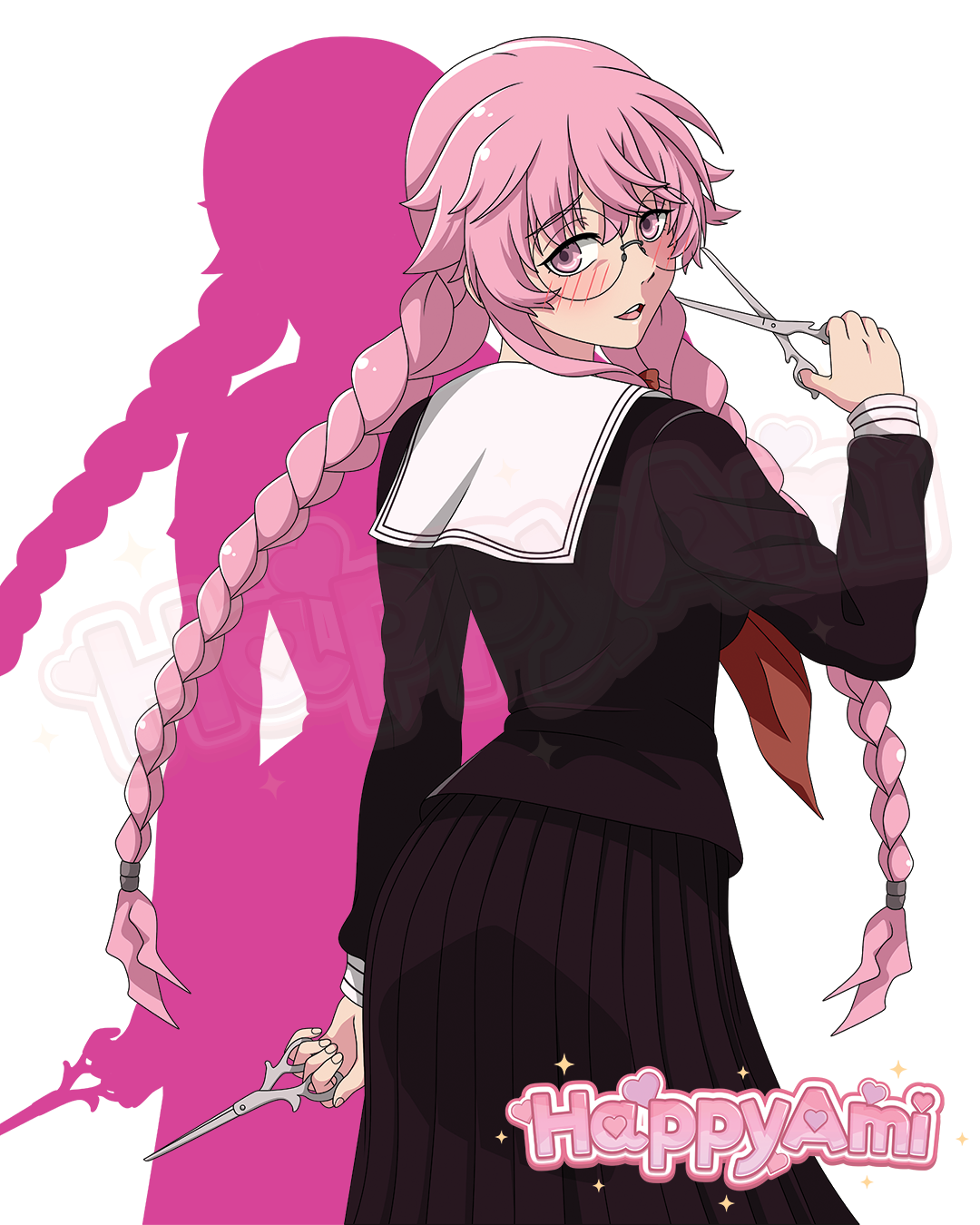 Cosplay Yuno Stickers