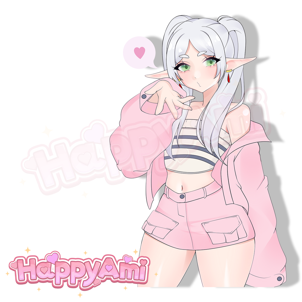 Kawaii Frieren Stickers