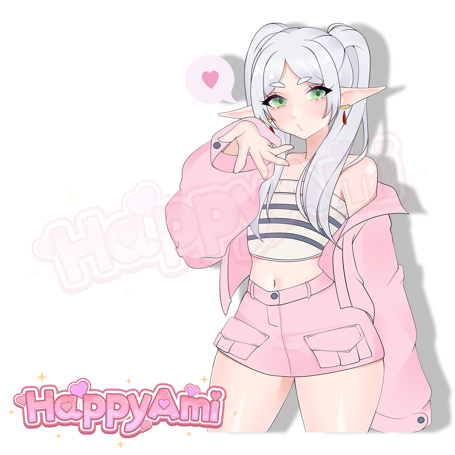 Kawaii Frieren Stickers