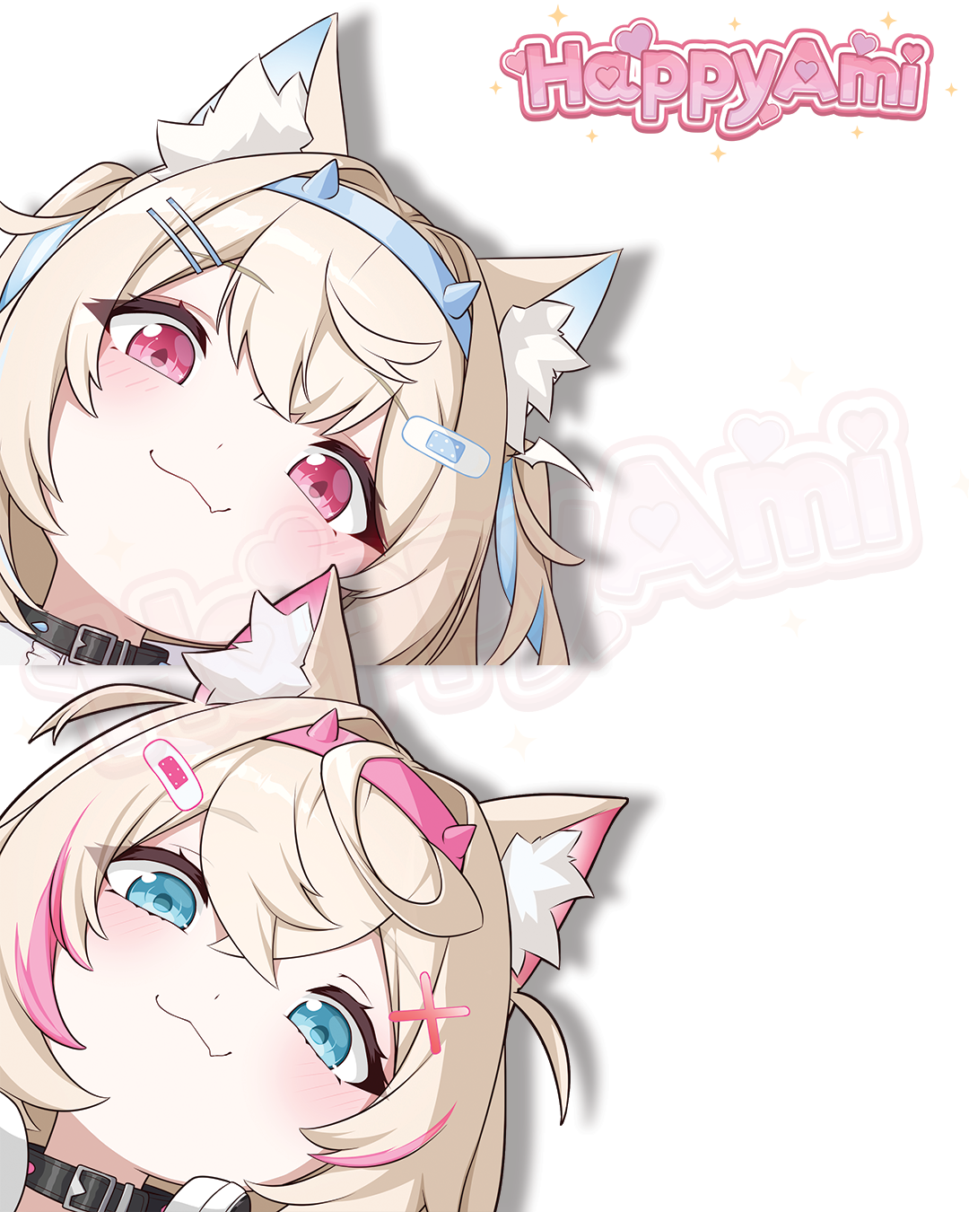 Fuwamoco Corner Peeker Stickers (Pre-Orders)