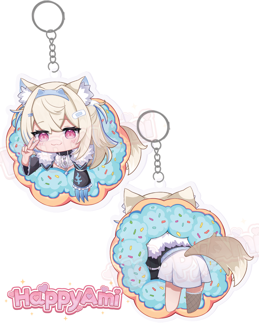 Fuwawa Acrylic Keychains