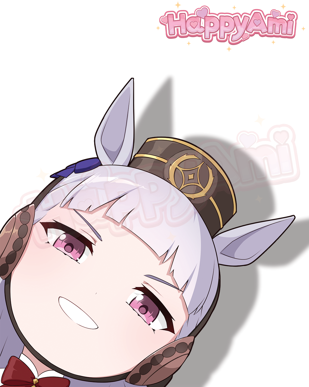 Goldship Corner Peekers Stickers