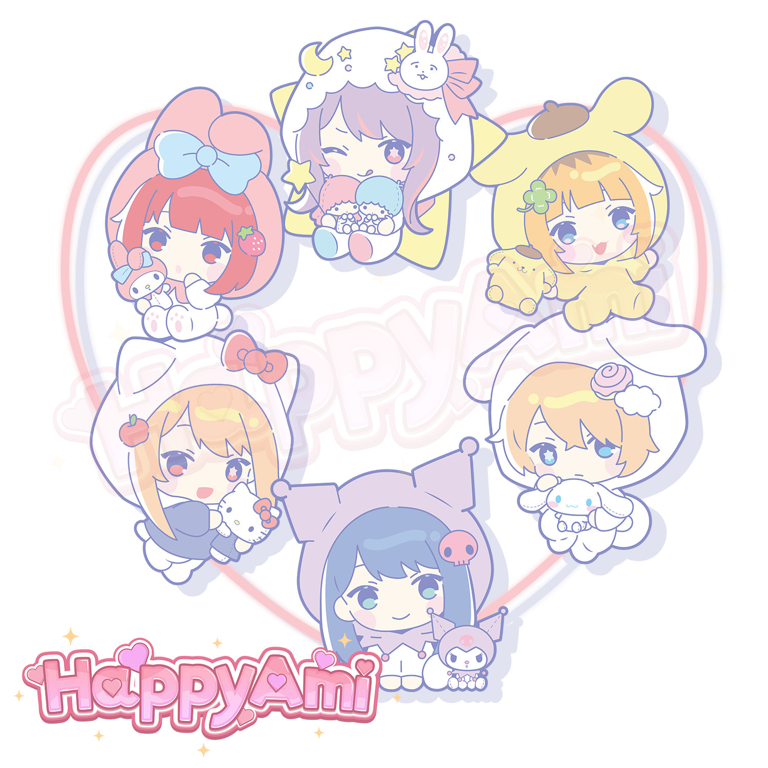 Comfy Idols Stickers