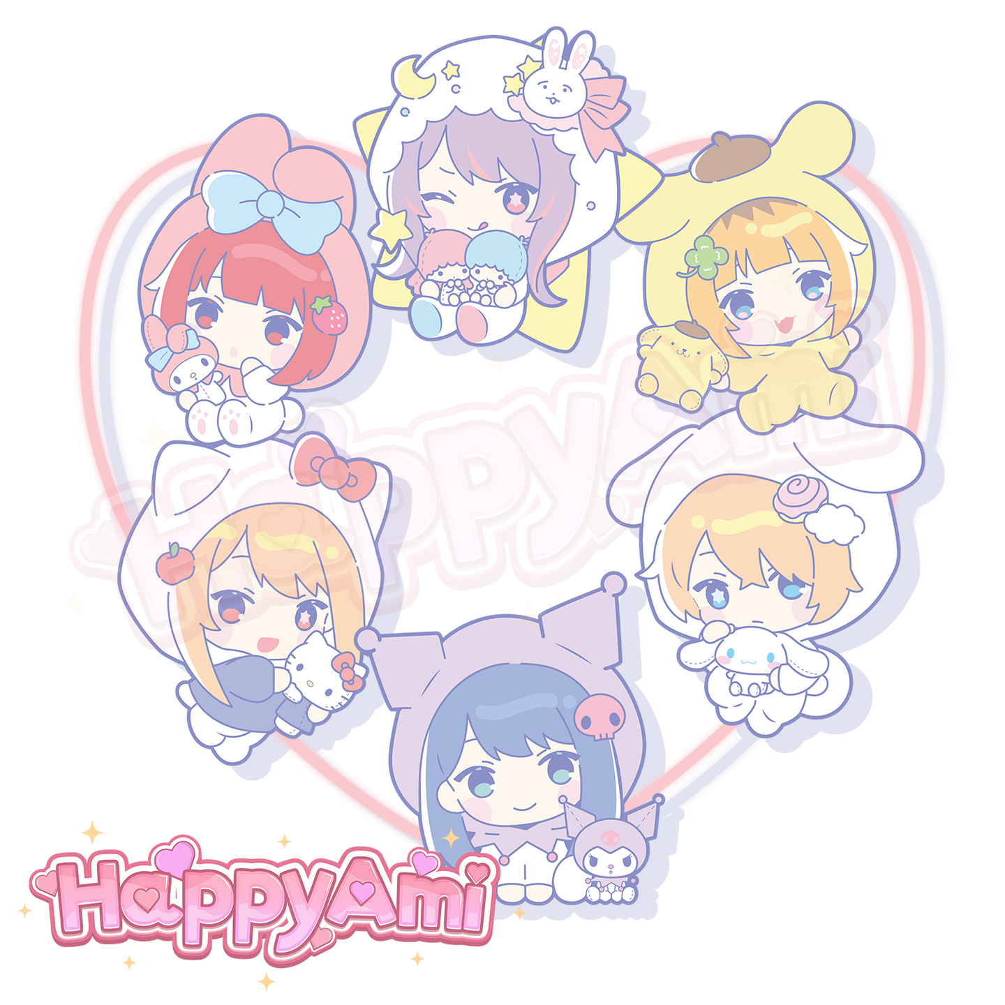 Comfy Idols Stickers