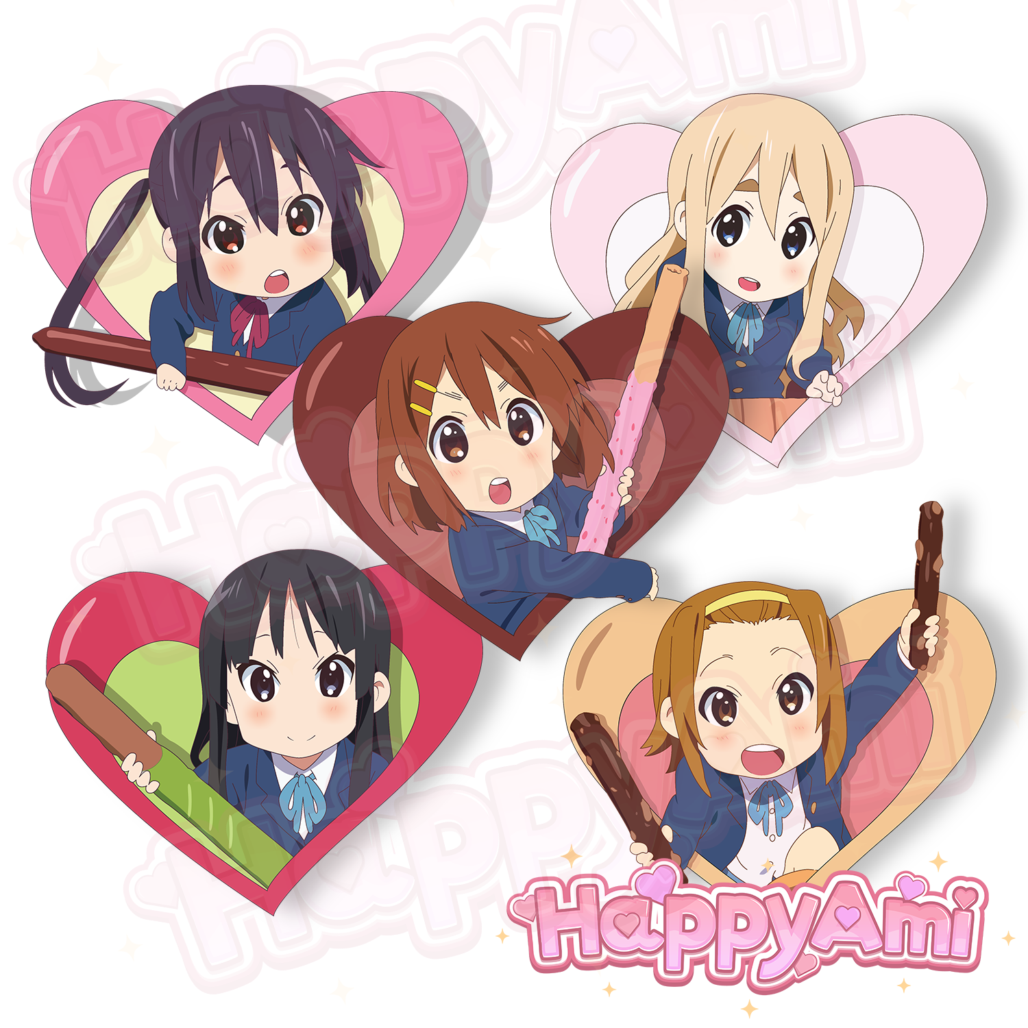 Pocki Girls Stickers