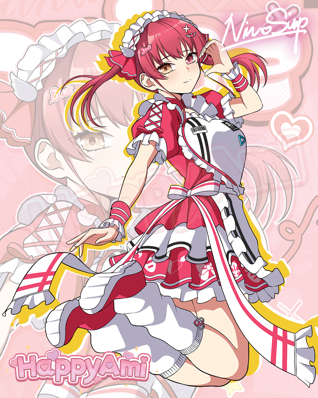 Houshou Marine Maid Stickers