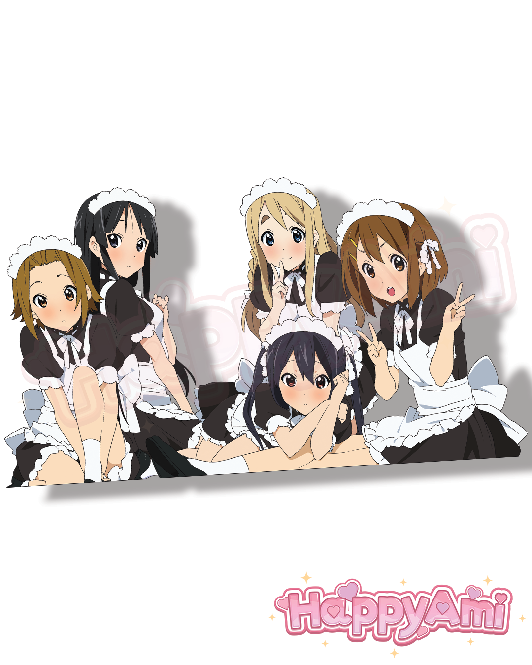 Maid Girls Stickers