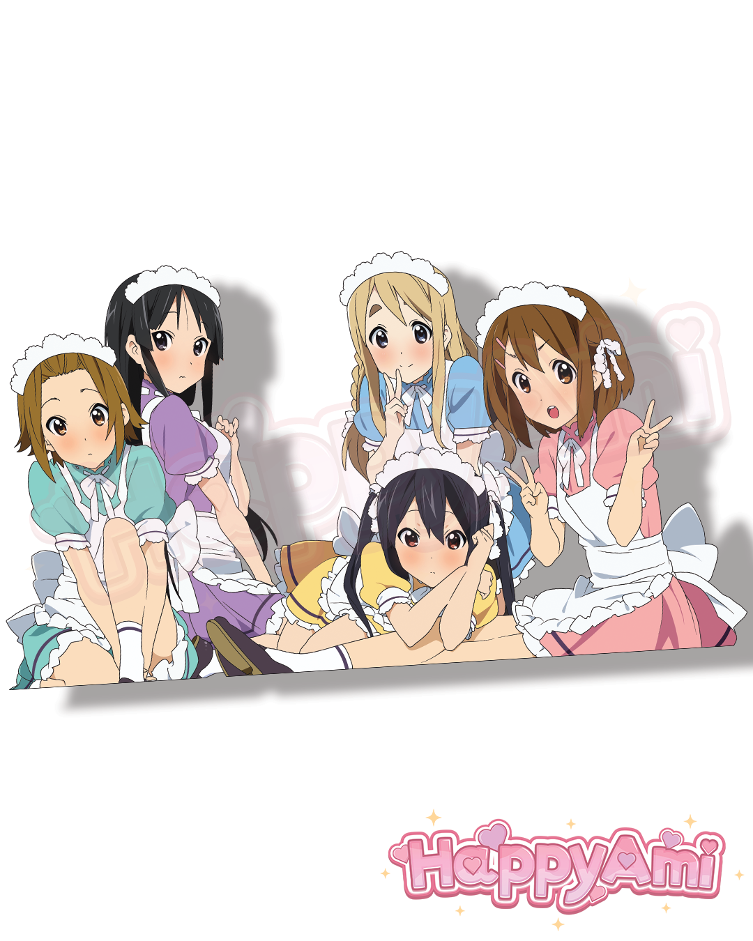 Maid Girls Stickers