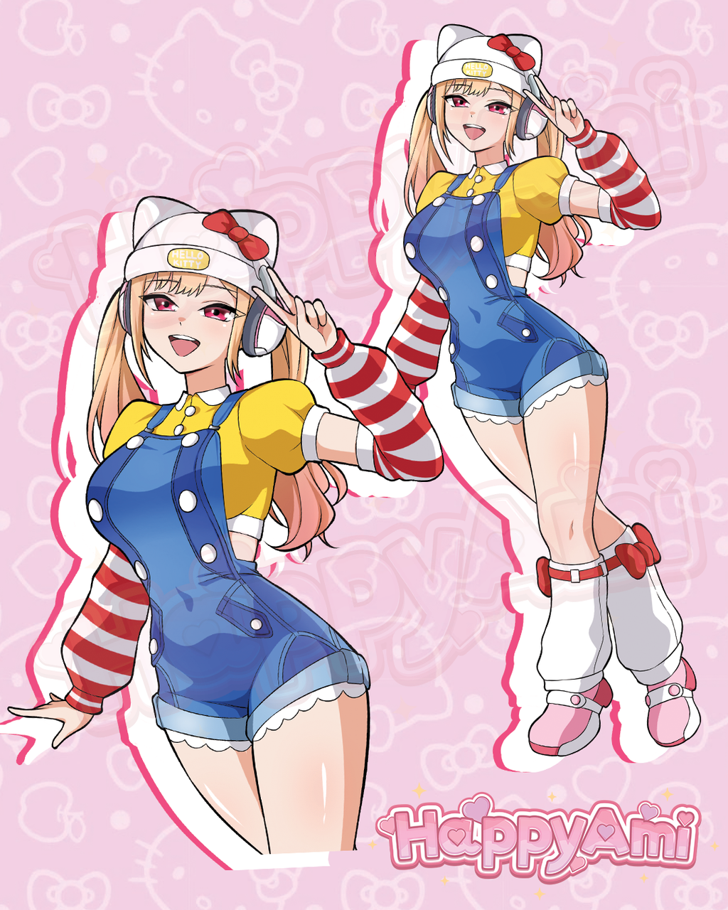 Kawaii Marin Stickers