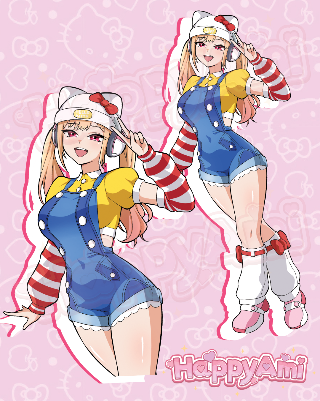 Kawaii Marin Stickers (Pre-Orders)