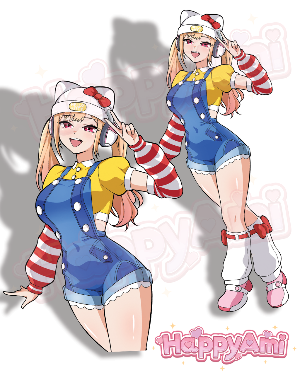 Kawaii Marin Stickers