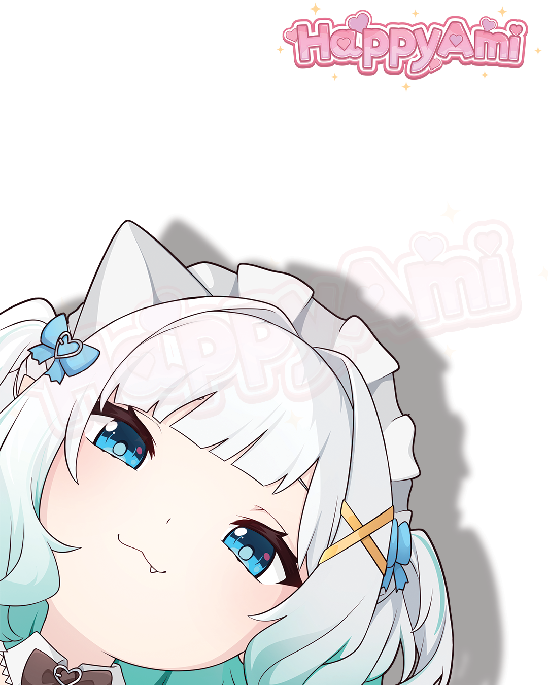 Mint Corner Peeker Stickers