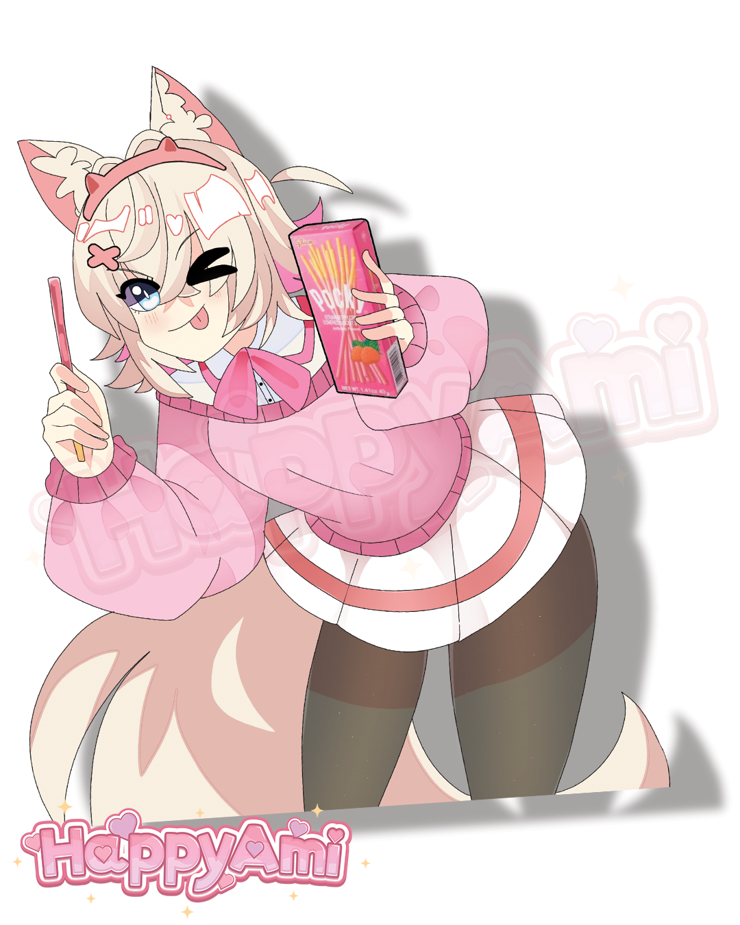 Schoolgirls Fuwamoco Stickers