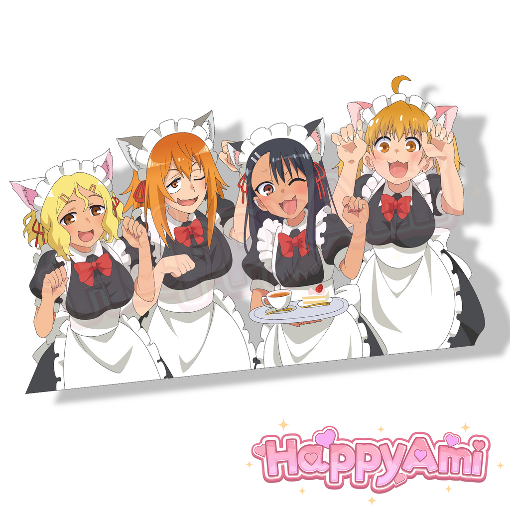 Maid Nagatoro Girls Stickers