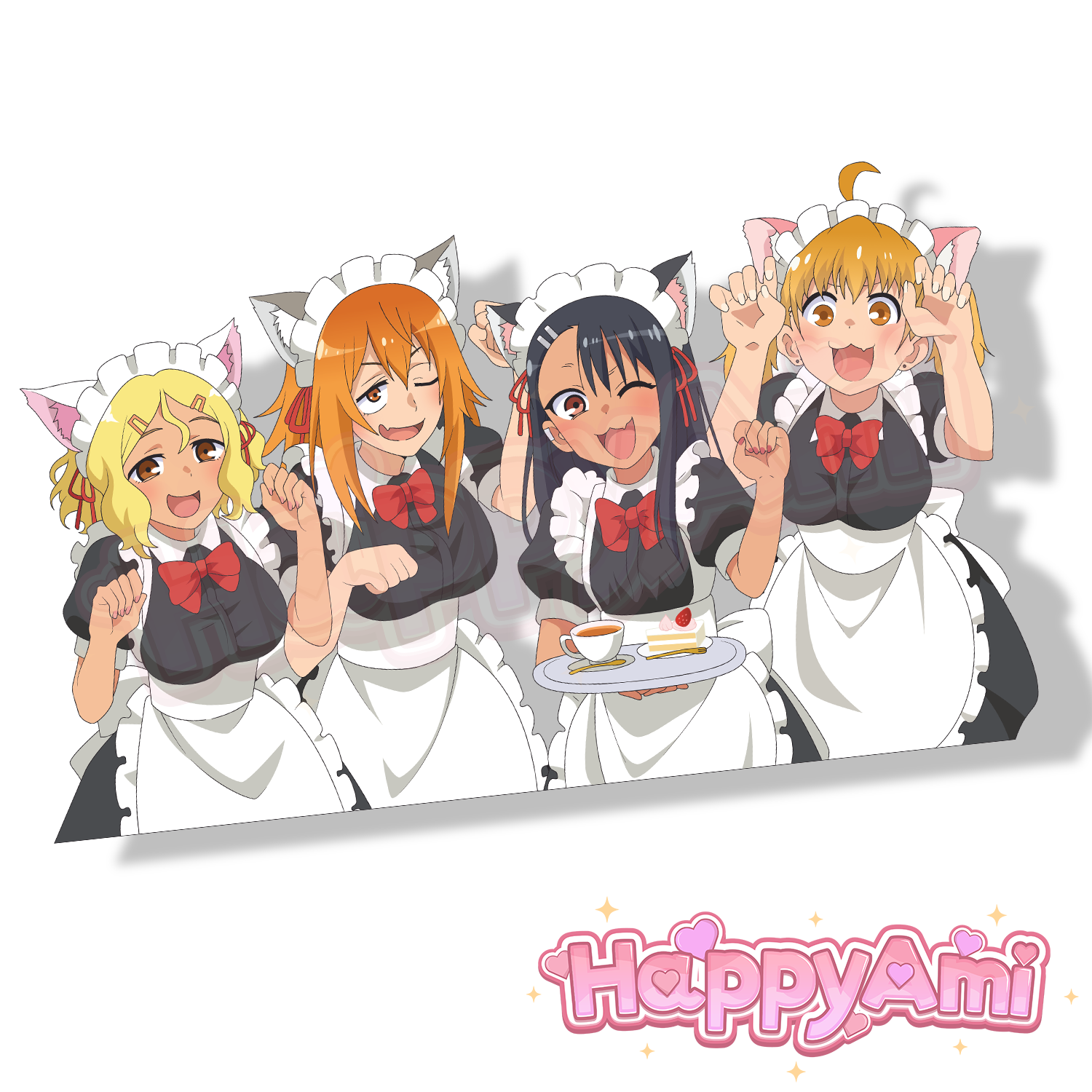Maid Nagatoro Girls Stickers