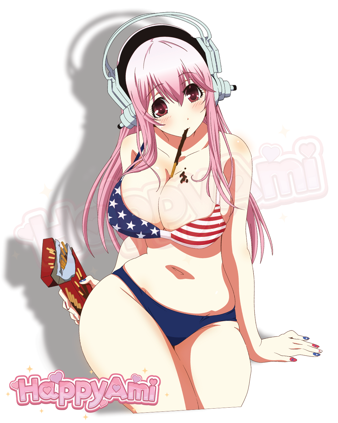 Summer Sonico Stickers