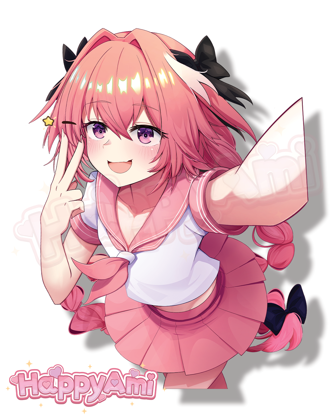 Schoolgirl Astolfo Stickers
