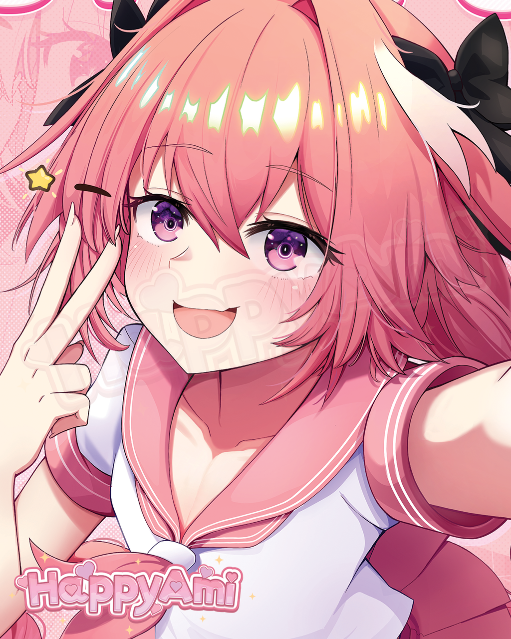 Schoolgirl Astolfo Stickers