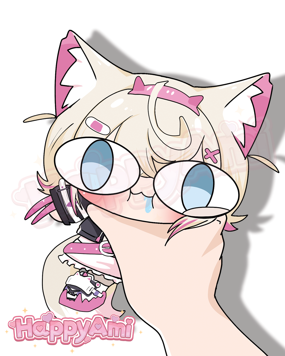 Squeezed Fuwamoco Stickers
