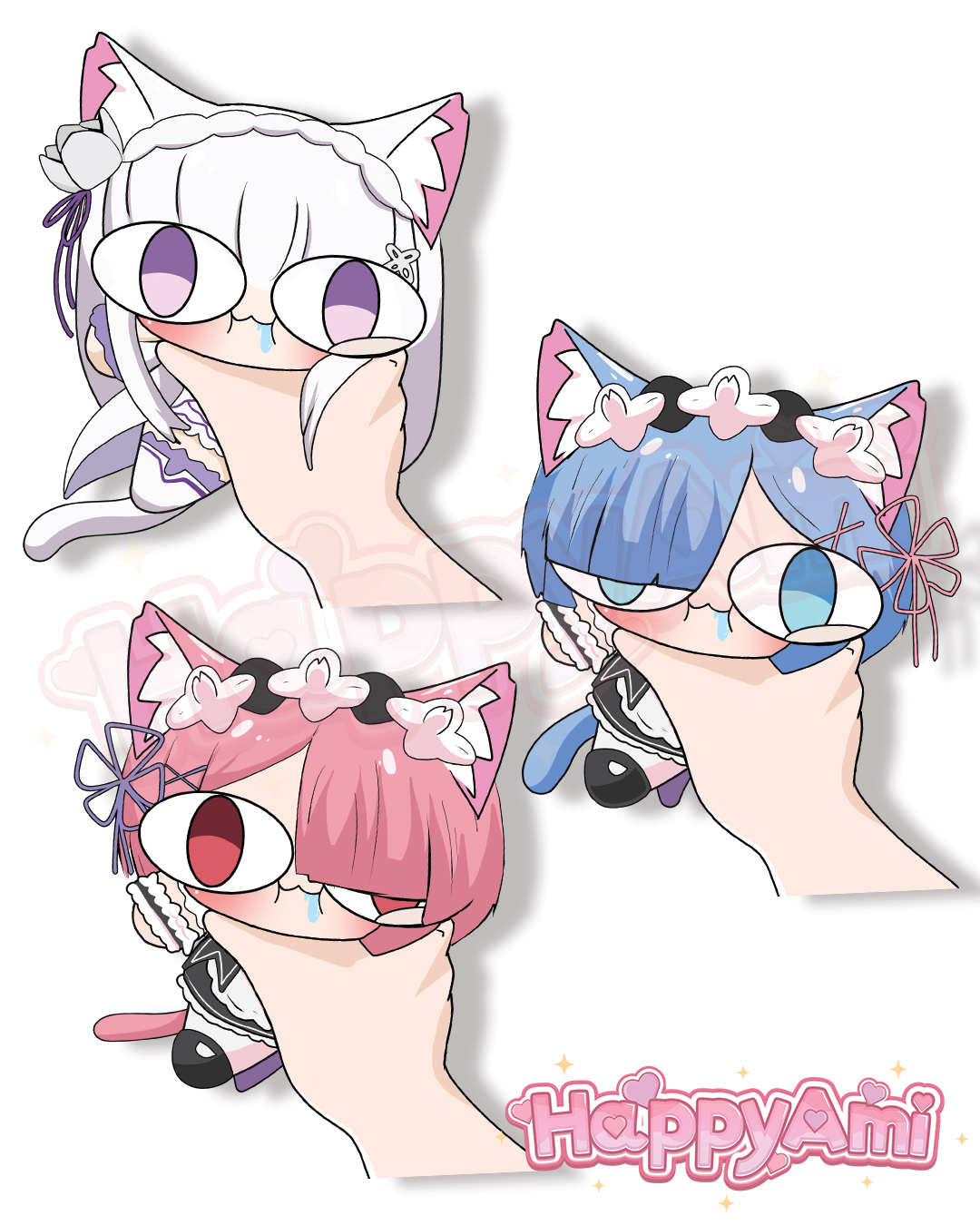 Squeezed Neco Stickers