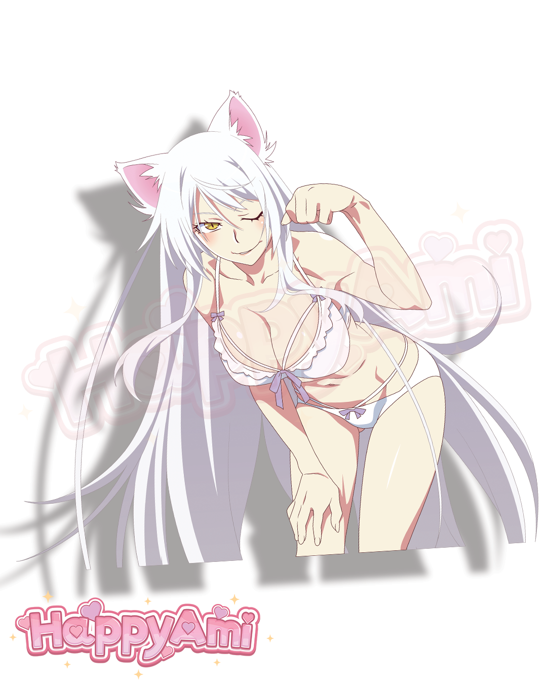Summer Black Hanekawa Stickers