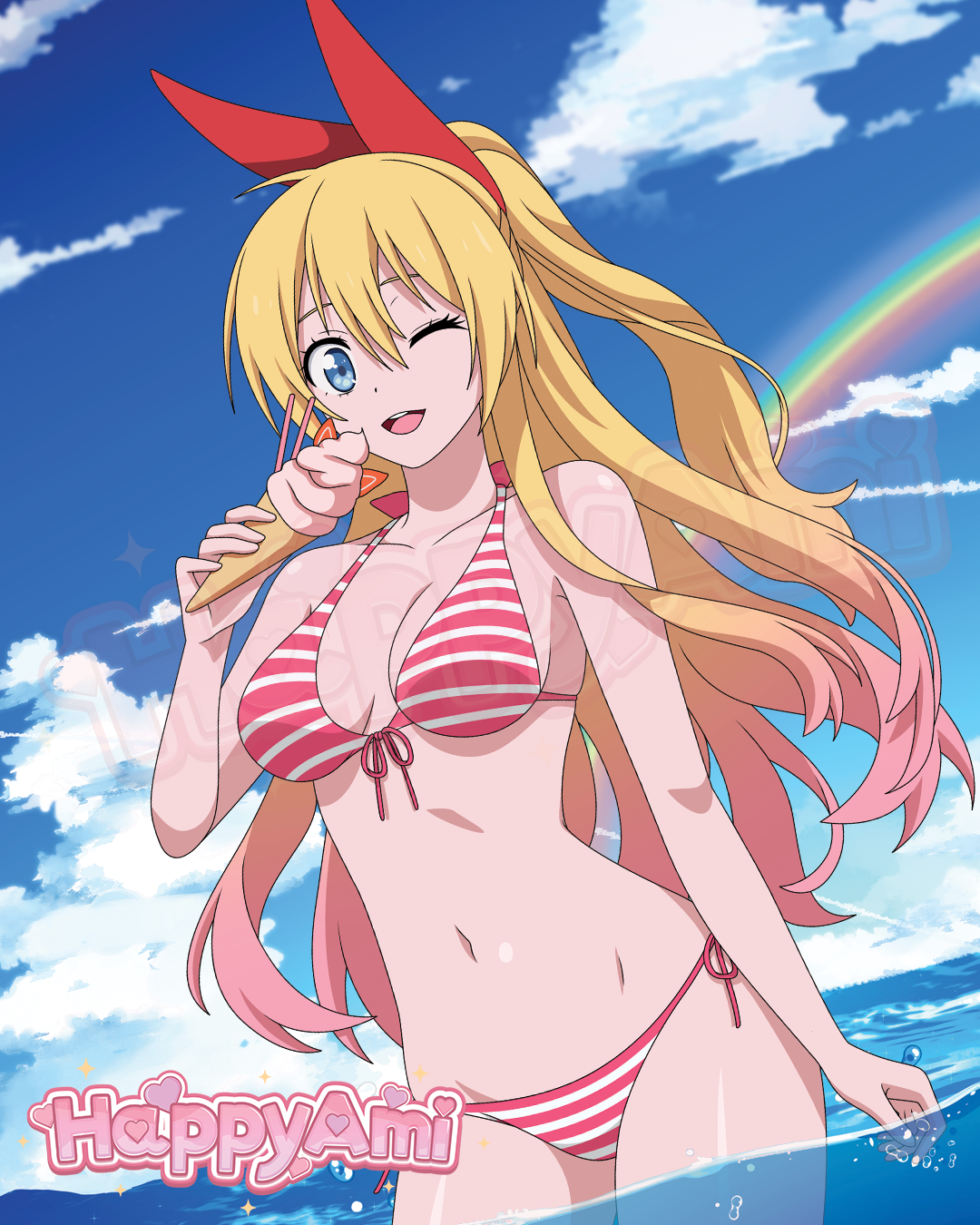 Summer Chitoge Stickers