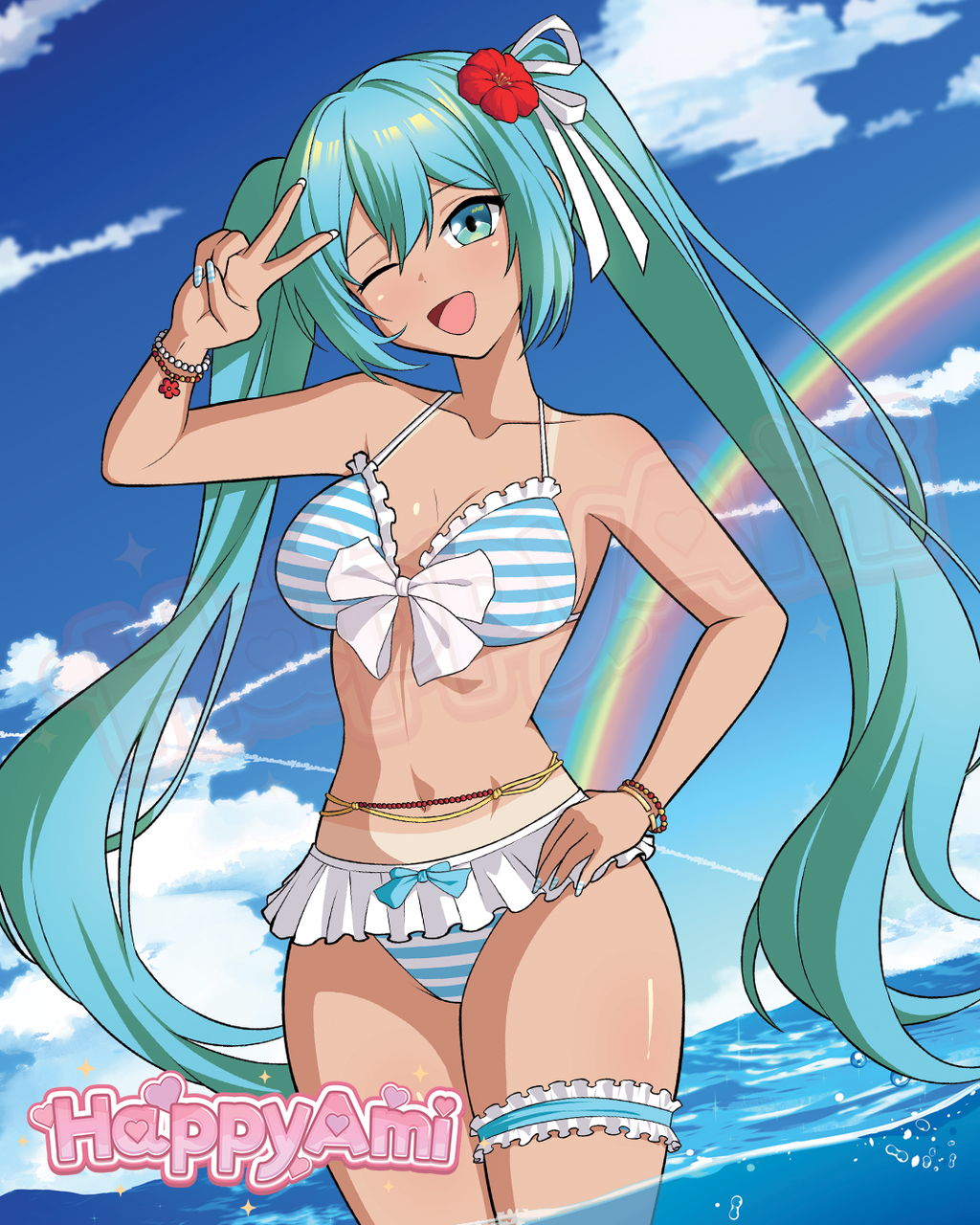 Summer Miku Stickers (Pre-Orders)
