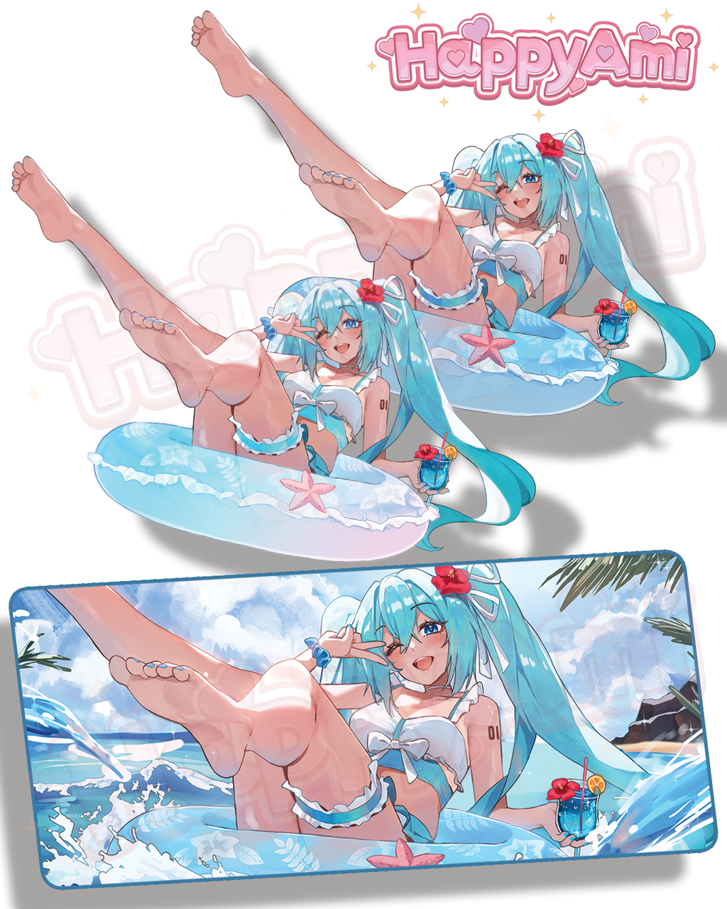 Summer Miku Floatie Bundle (Pre-Orders)