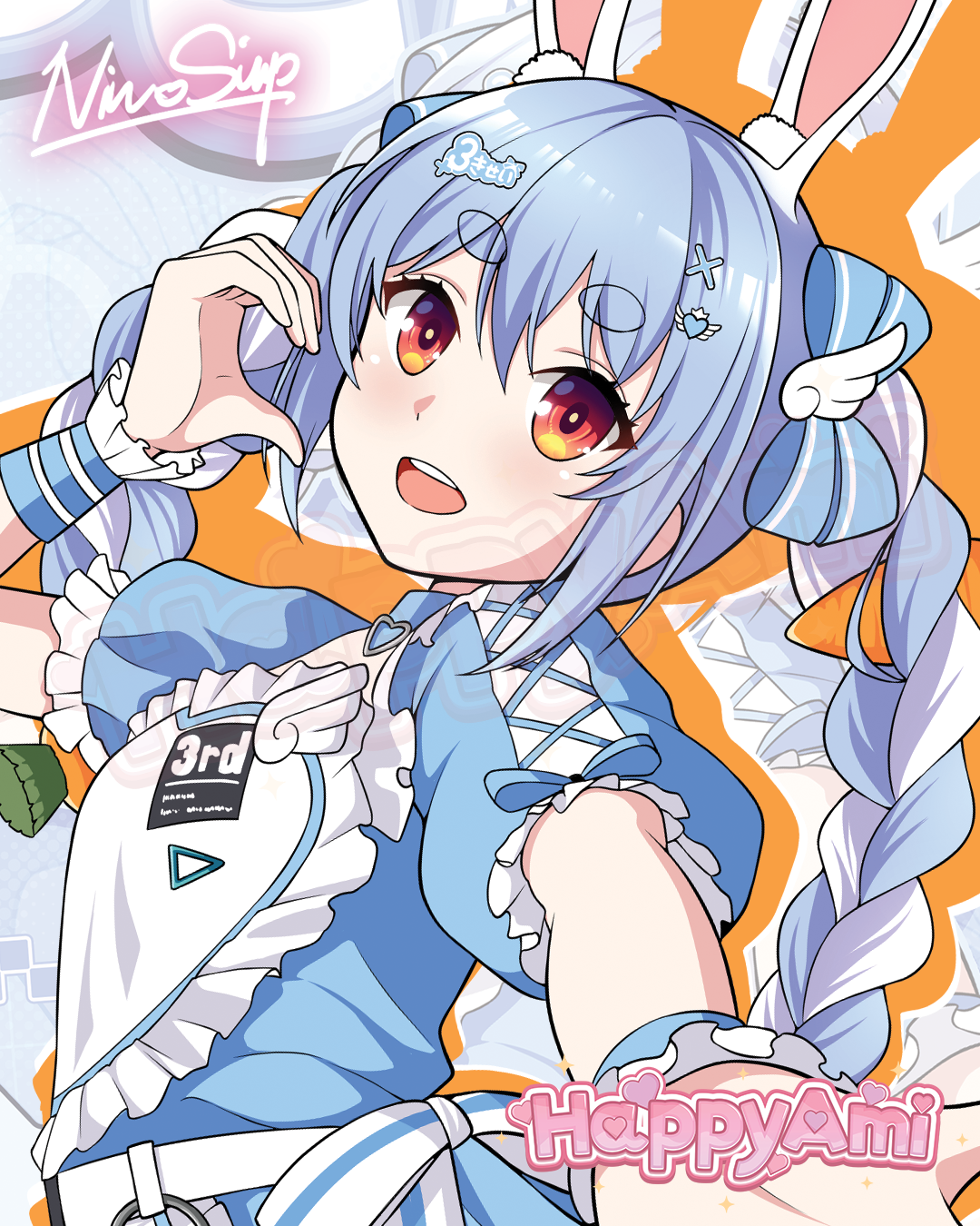 Usada Pekora Maid Stickers