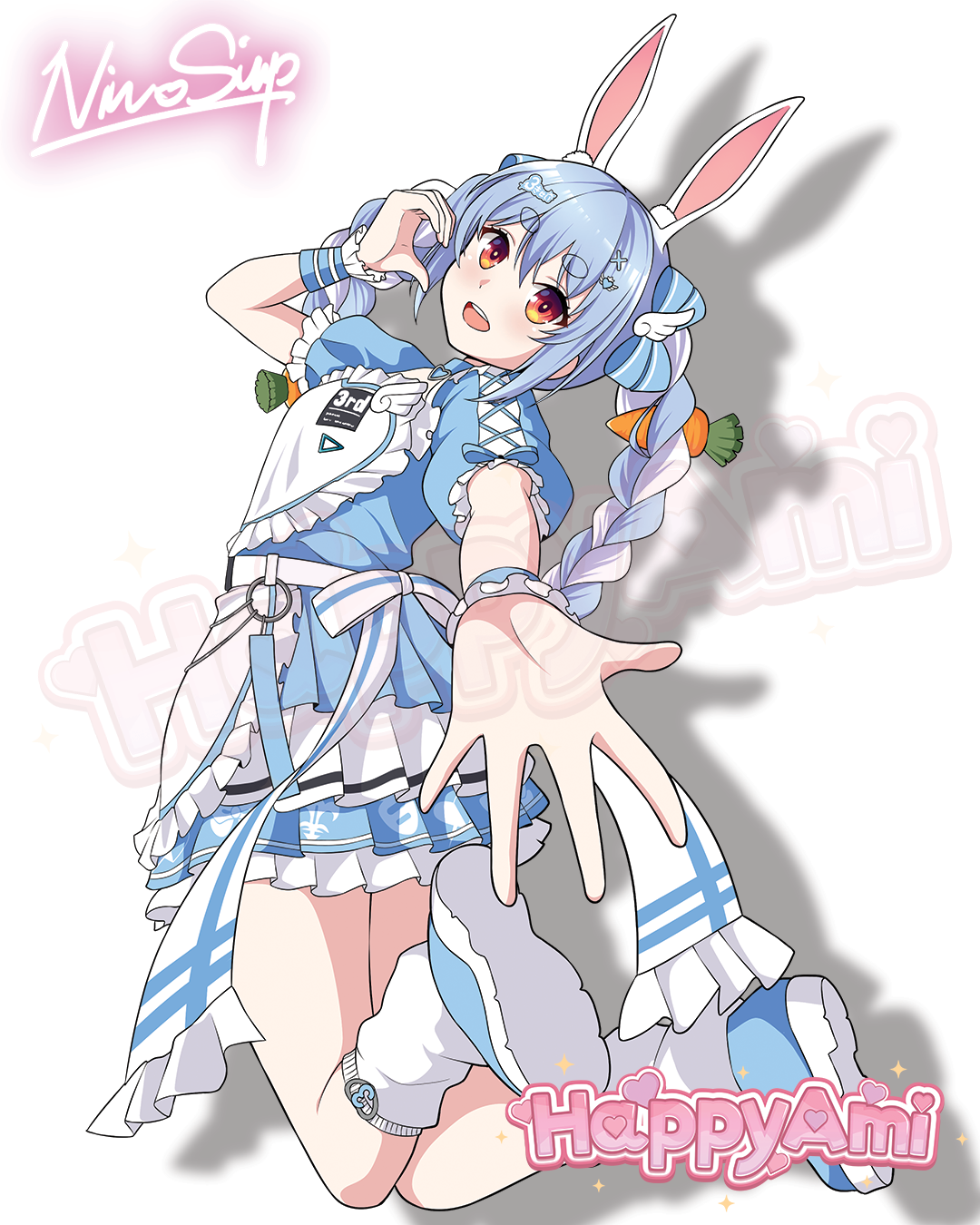 Usada Pekora Maid Stickers