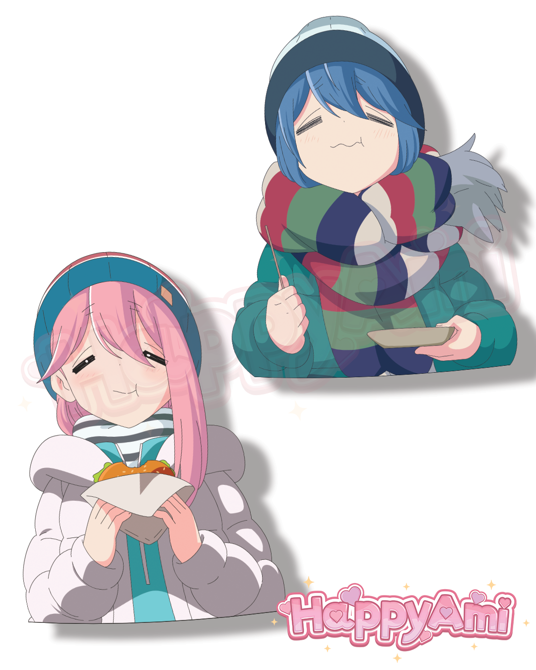 Hungry Campers Stickers