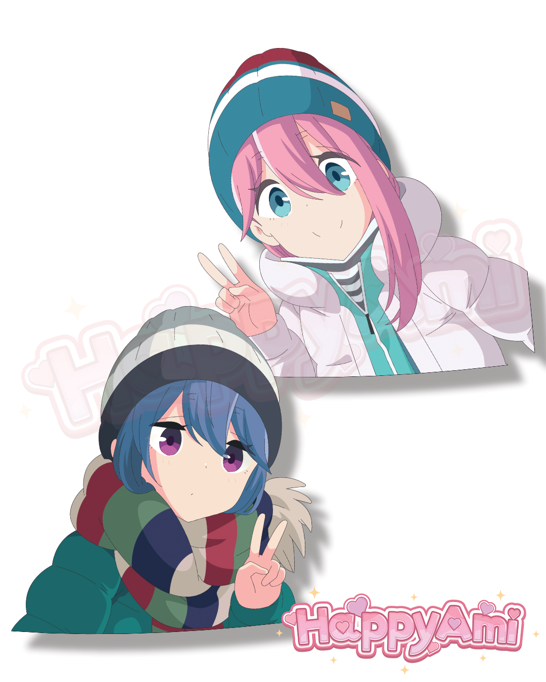 Comfy Campers Peekers Stickers