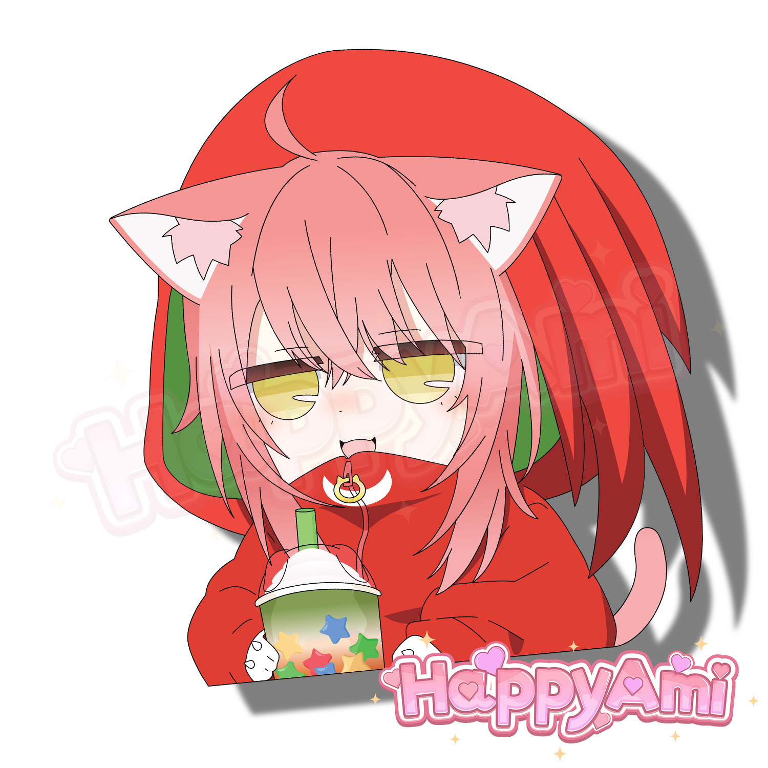 Okayu Knuckles BCG Stickers