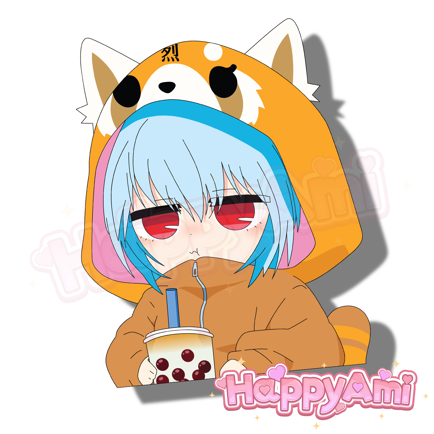 Rei Retsuko BCG Stickers